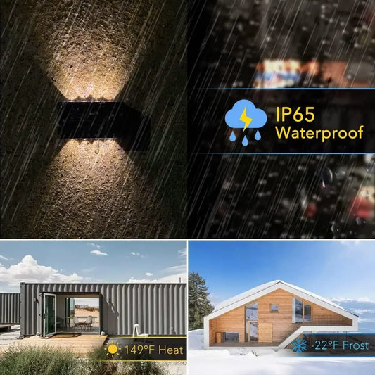 SunGlow Solar Wall Light