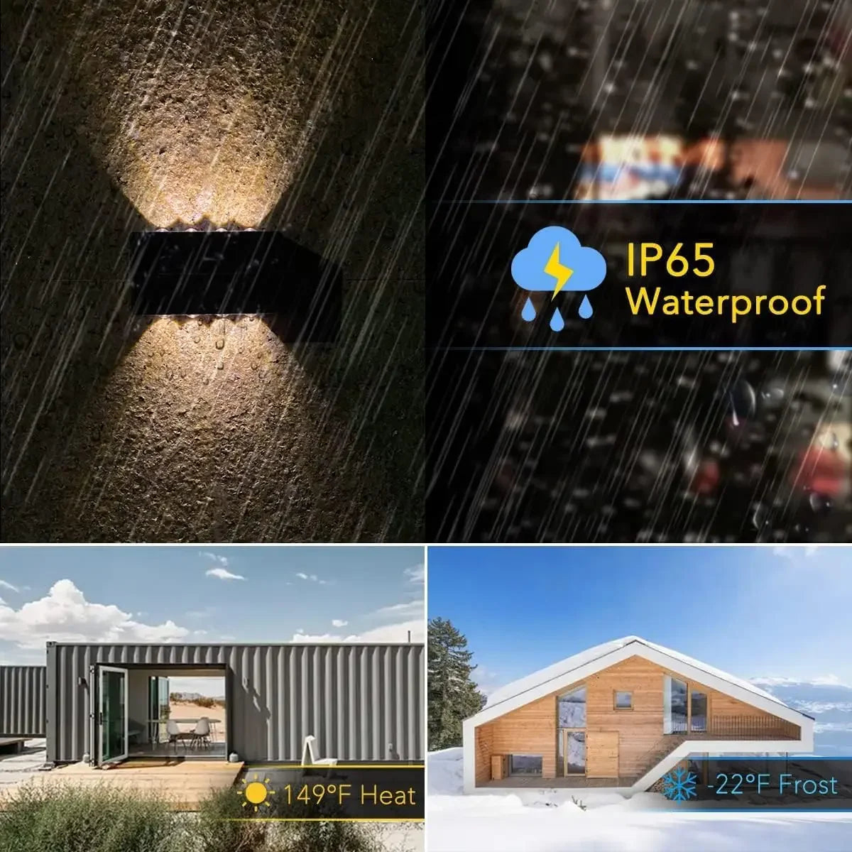 SunGlow Solar Wall Light