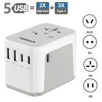 5 USB ports