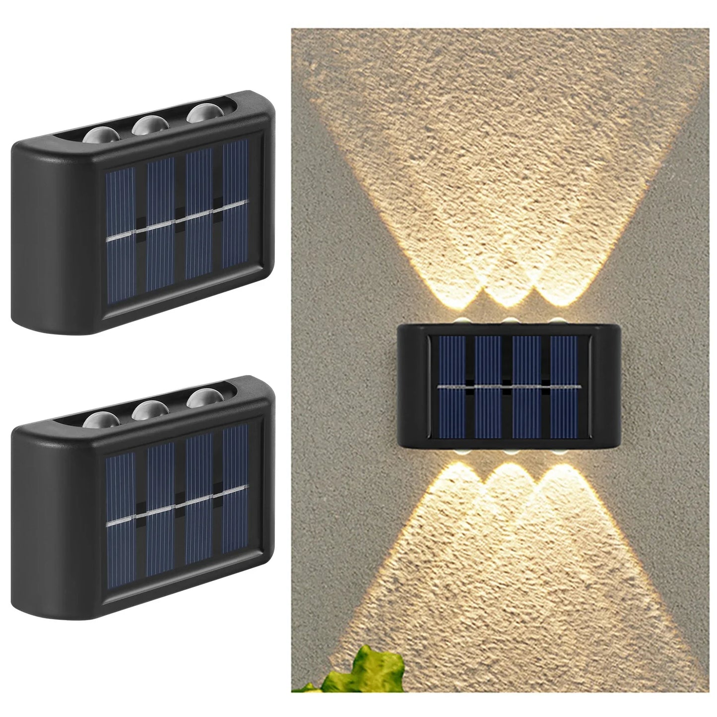 SunGlow Solar Wall Light